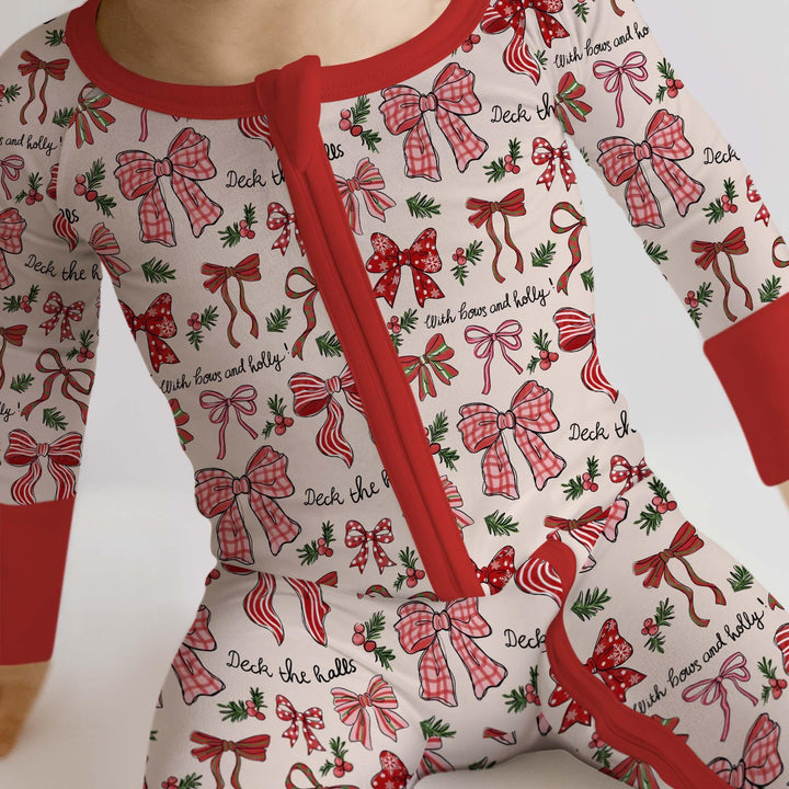 Coquette Christmas Bows Bamboo Convertible Zippy