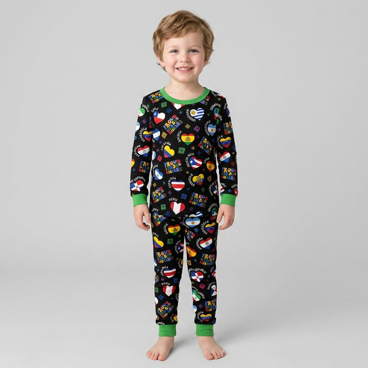 Proud To Be Hispanic Bamboo Two Piece Long Sleeve Pajama Set