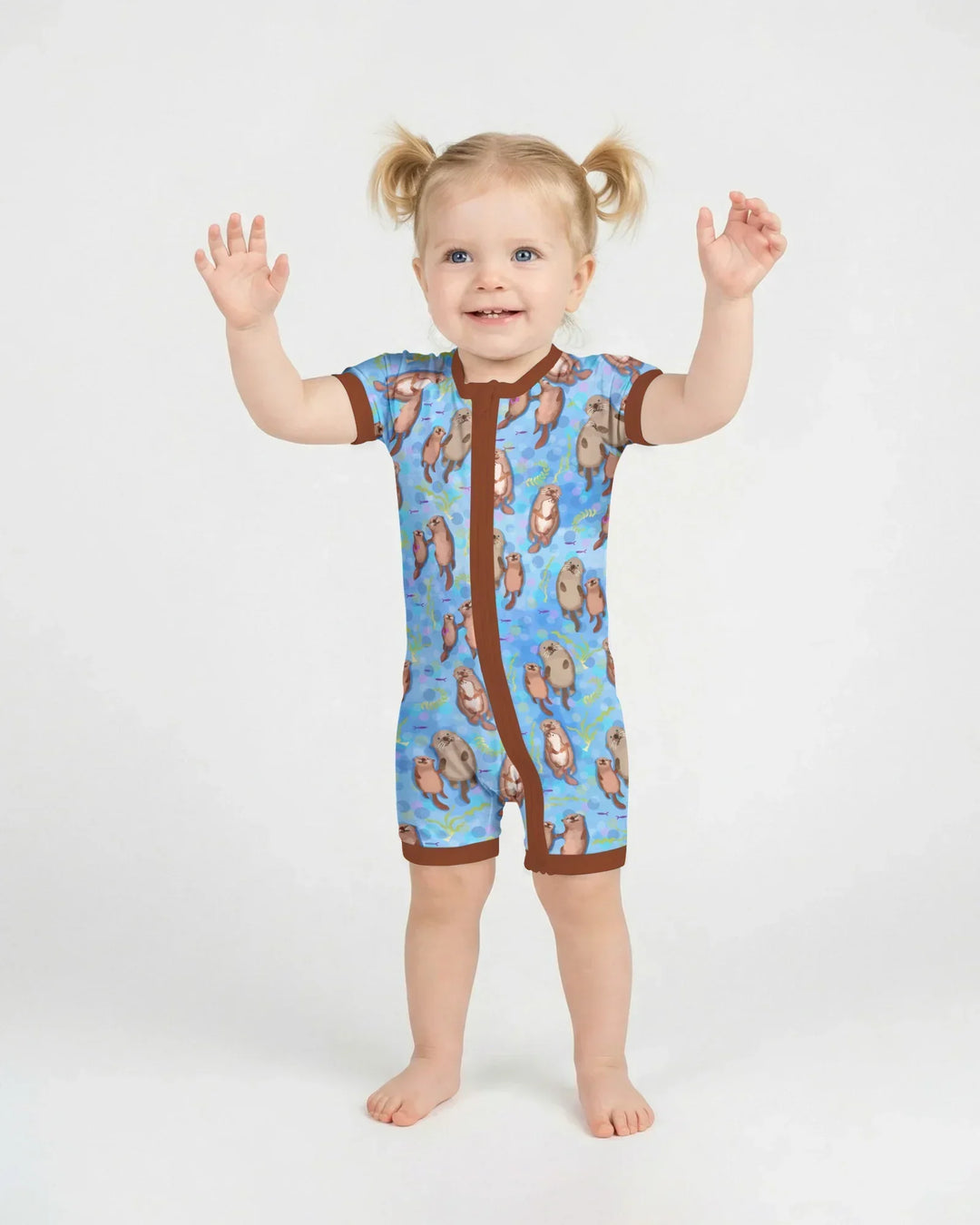 Otterly Together Bamboo Shorty Zippy