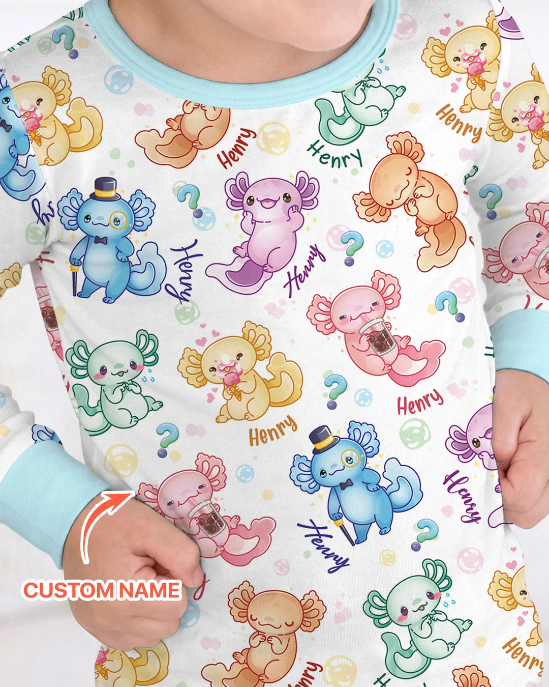 I Axololt Questions Bamboo Two Piece Long Sleeve Pajama Set