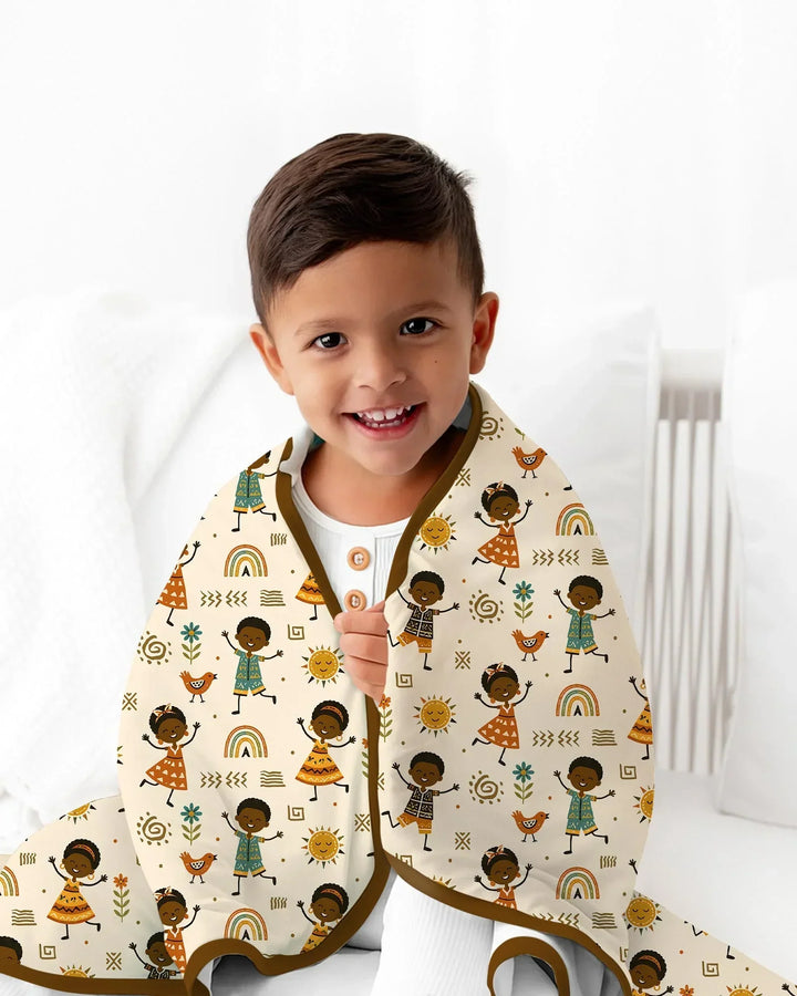 Cute African Heritage Bamboo Blanket