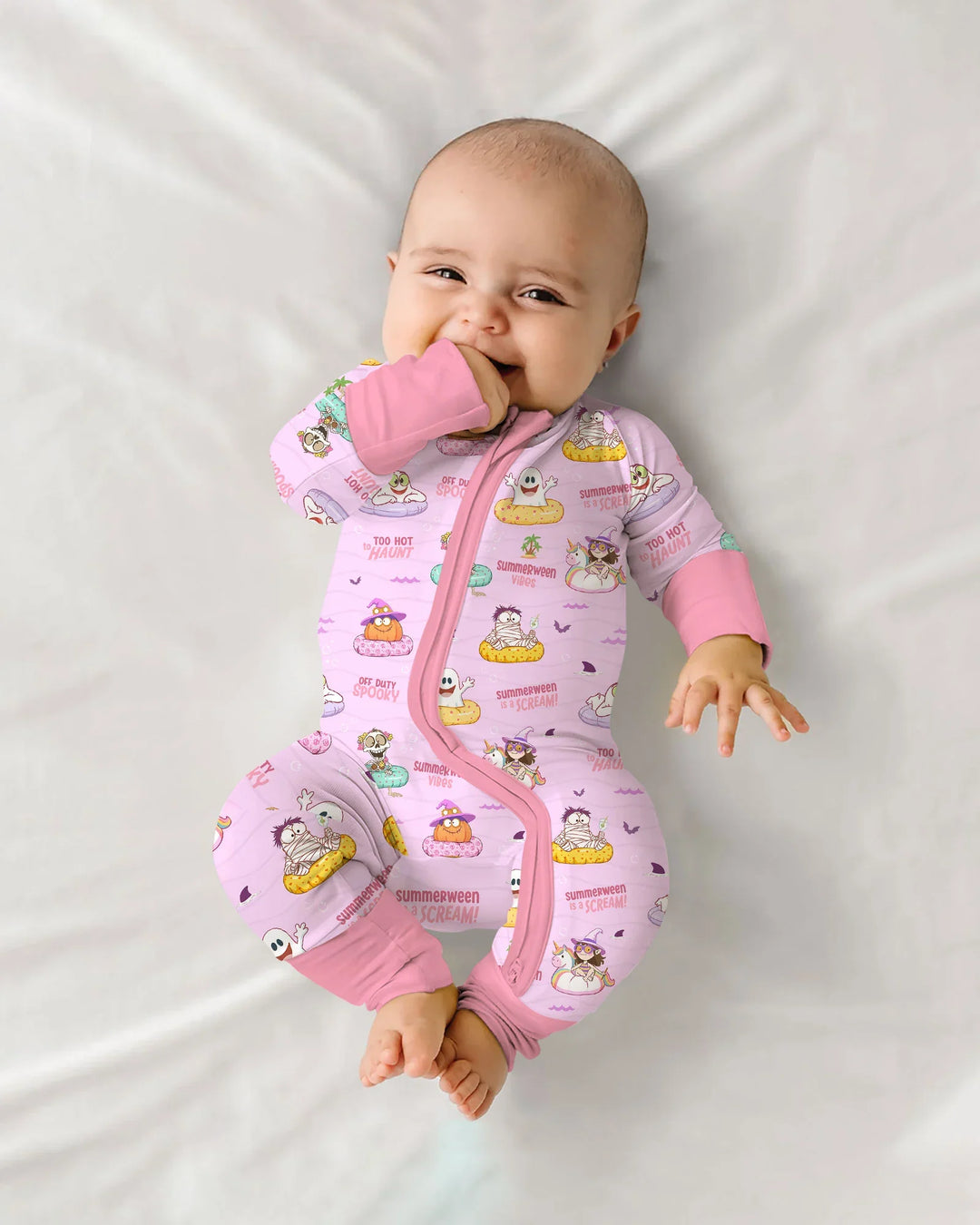 Summerween Cartoon Bamboo Convertible Zippy