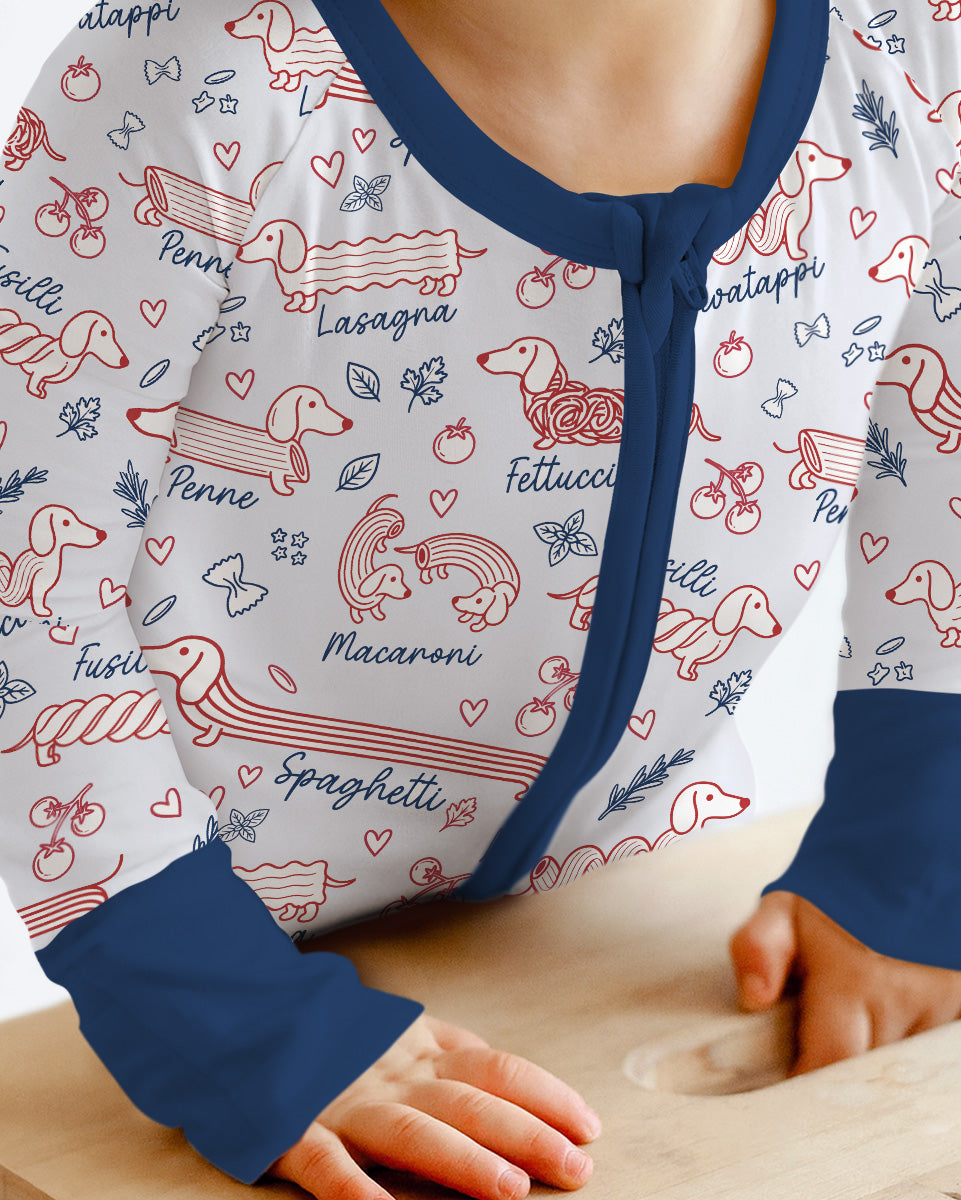 Funny Dachshund Pasta Pups Bamboo Convertible Zippy