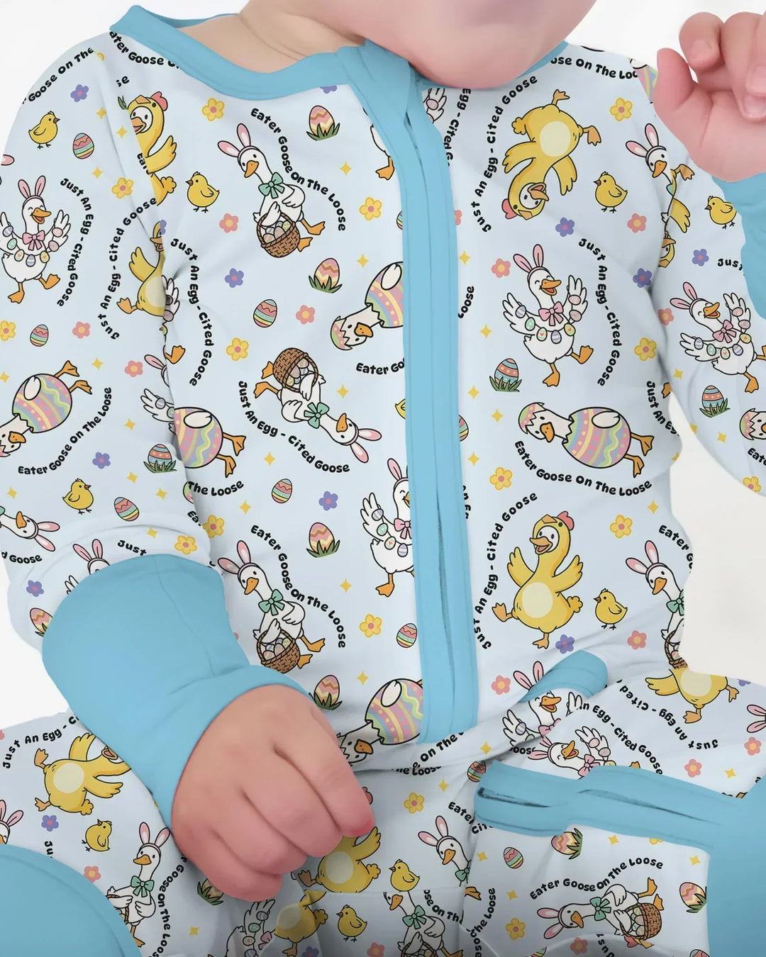 Easter Goose Family Matching Bamboo Convertible Zippy