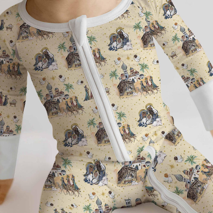 Nativity Christmas Family Matching Family Bamboo Convertible Zippy