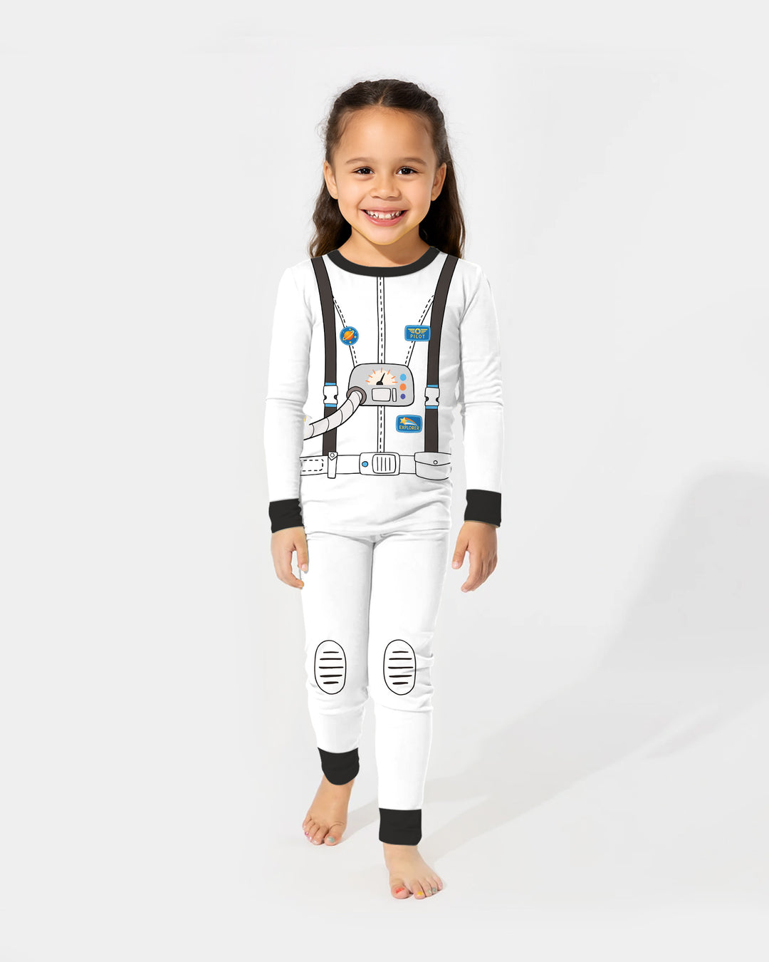 Template Bamboo Two Piece Long Sleeve Pyjamas Set