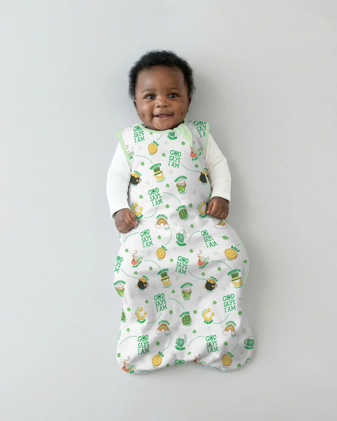St Patrick's Day God Says I Am Bamboo Sleep Bag