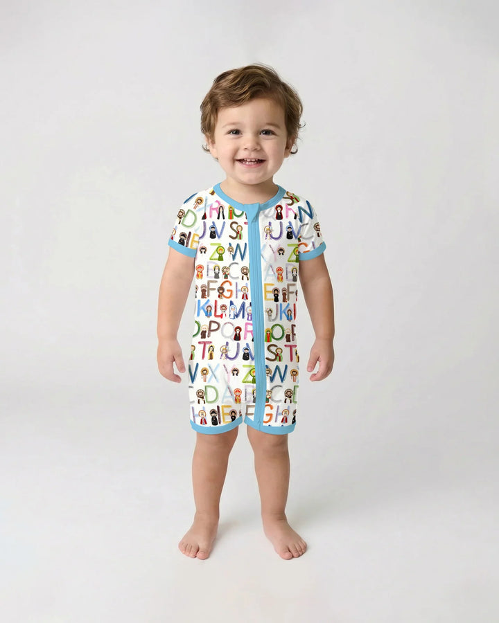 Saint ABCs Bamboo Shorty Zippy