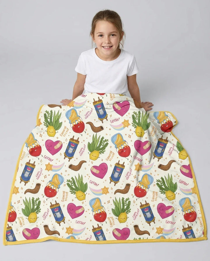 Jewish High Holidays Bamboo Blanket