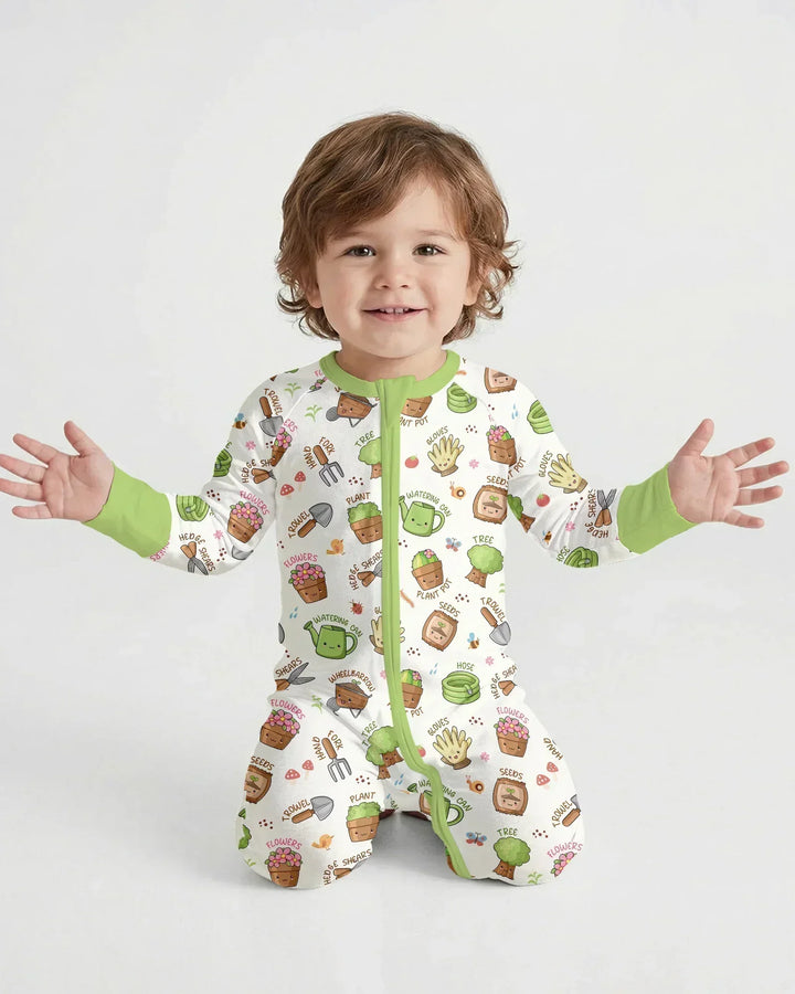 Kawaii Garden Crew Bamboo Convertible Zippy