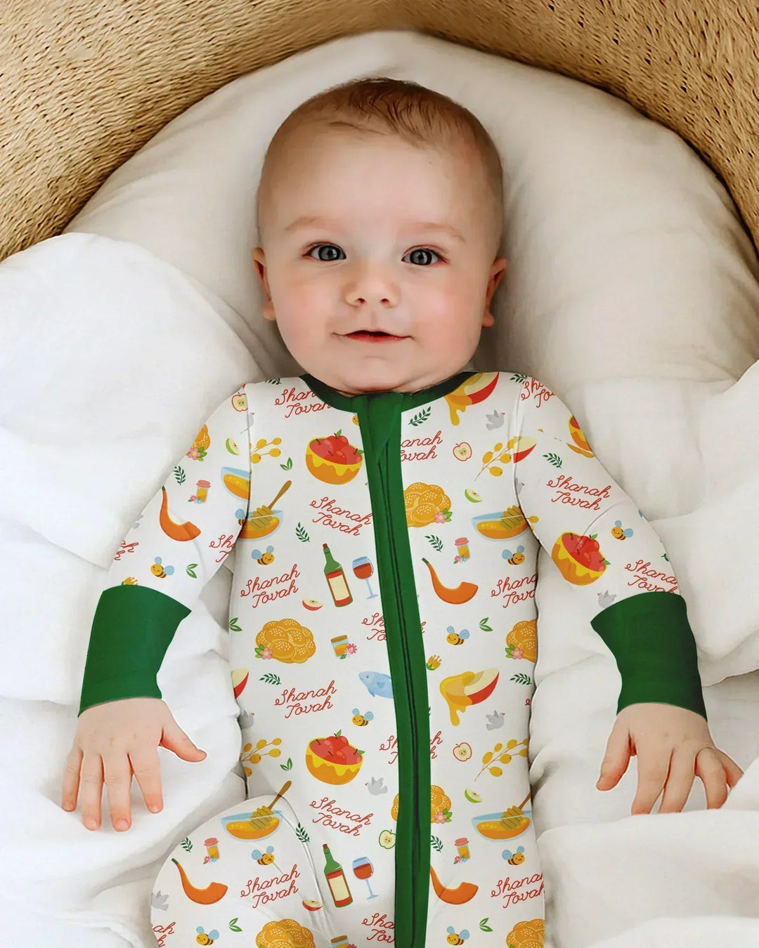 Shanah Tovah Family Matching Bamboo Convertible Zippy