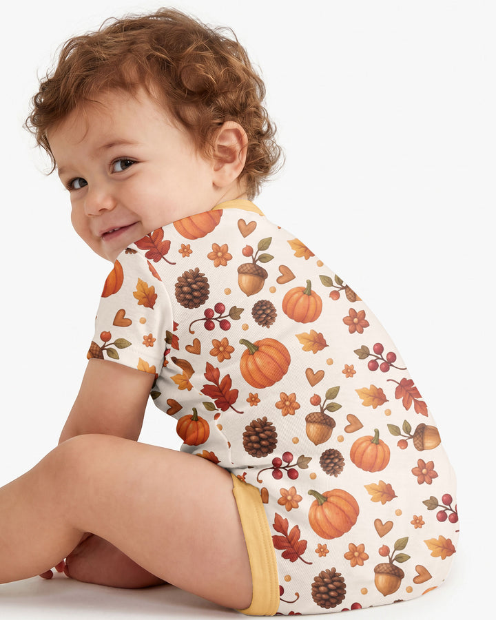 Cozy Hunny Bear Fall Bamboo Bodysuit