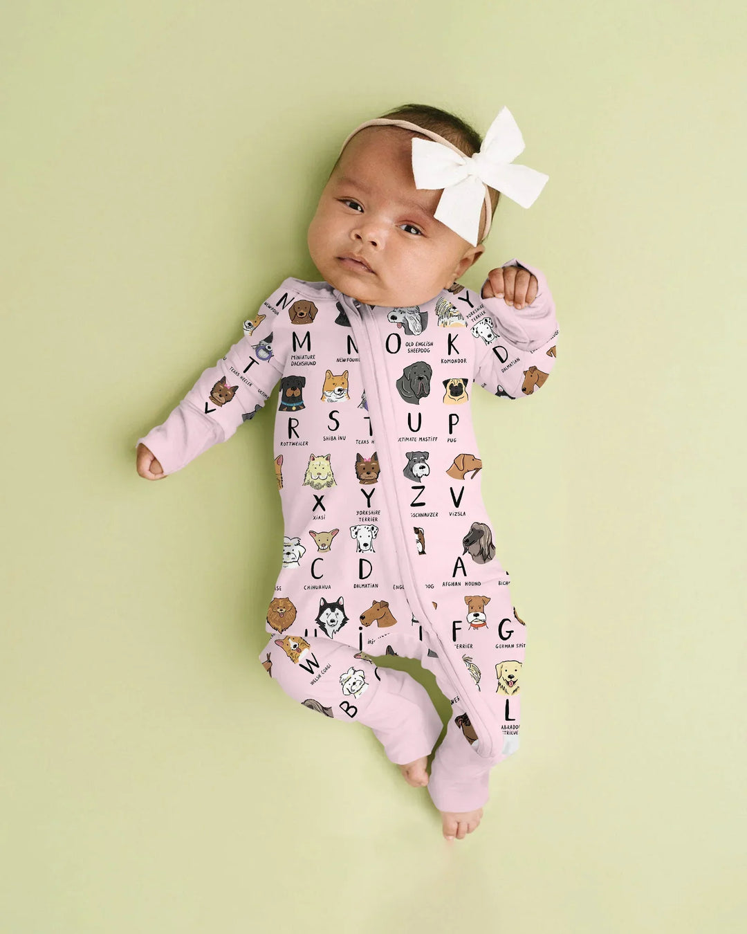 Funny Dogs Alphabet Bamboo Convertible Zippy
