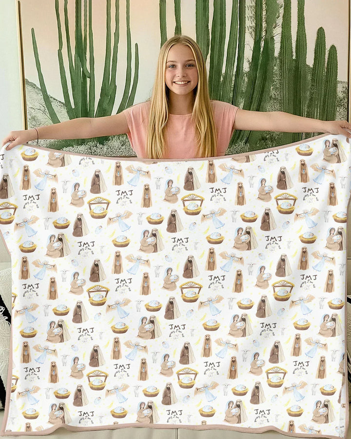 Holy Family Bamboo Blanket