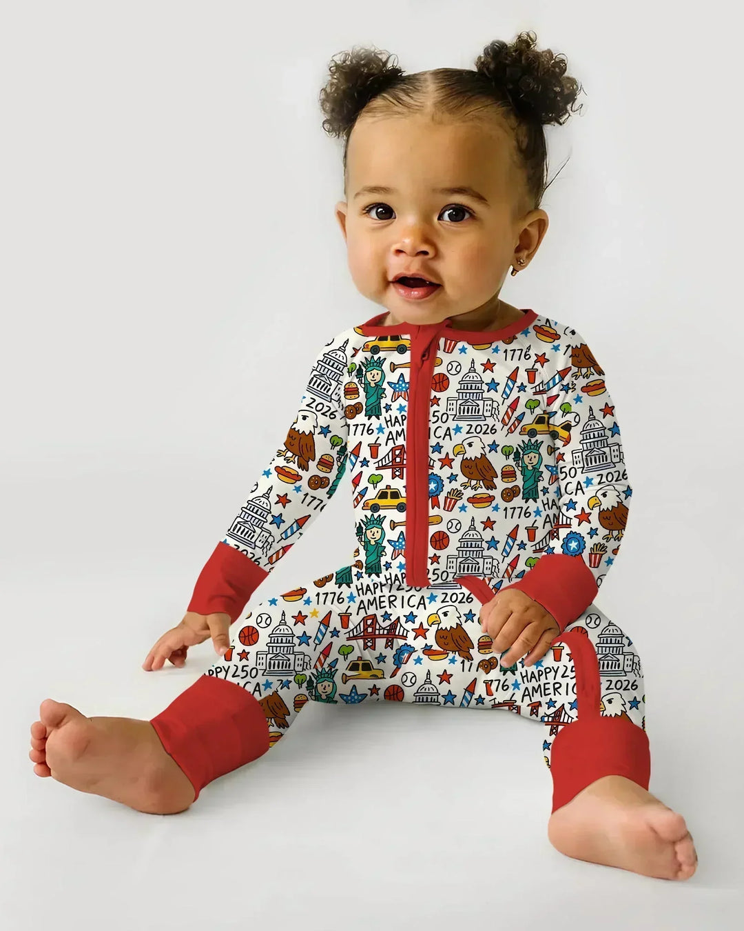 Doodle America 250th Anniversary Family Bamboo Convertible Zippy