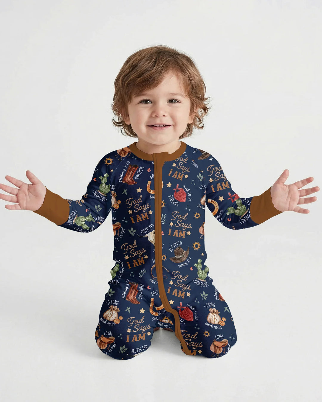 God Says I Am Western Faith Bamboo Convertible Zippy