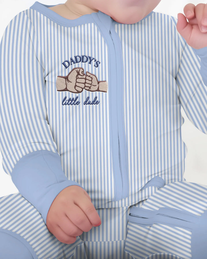 Embroidered Daddy's Little  Bamboo Convertible Zippy