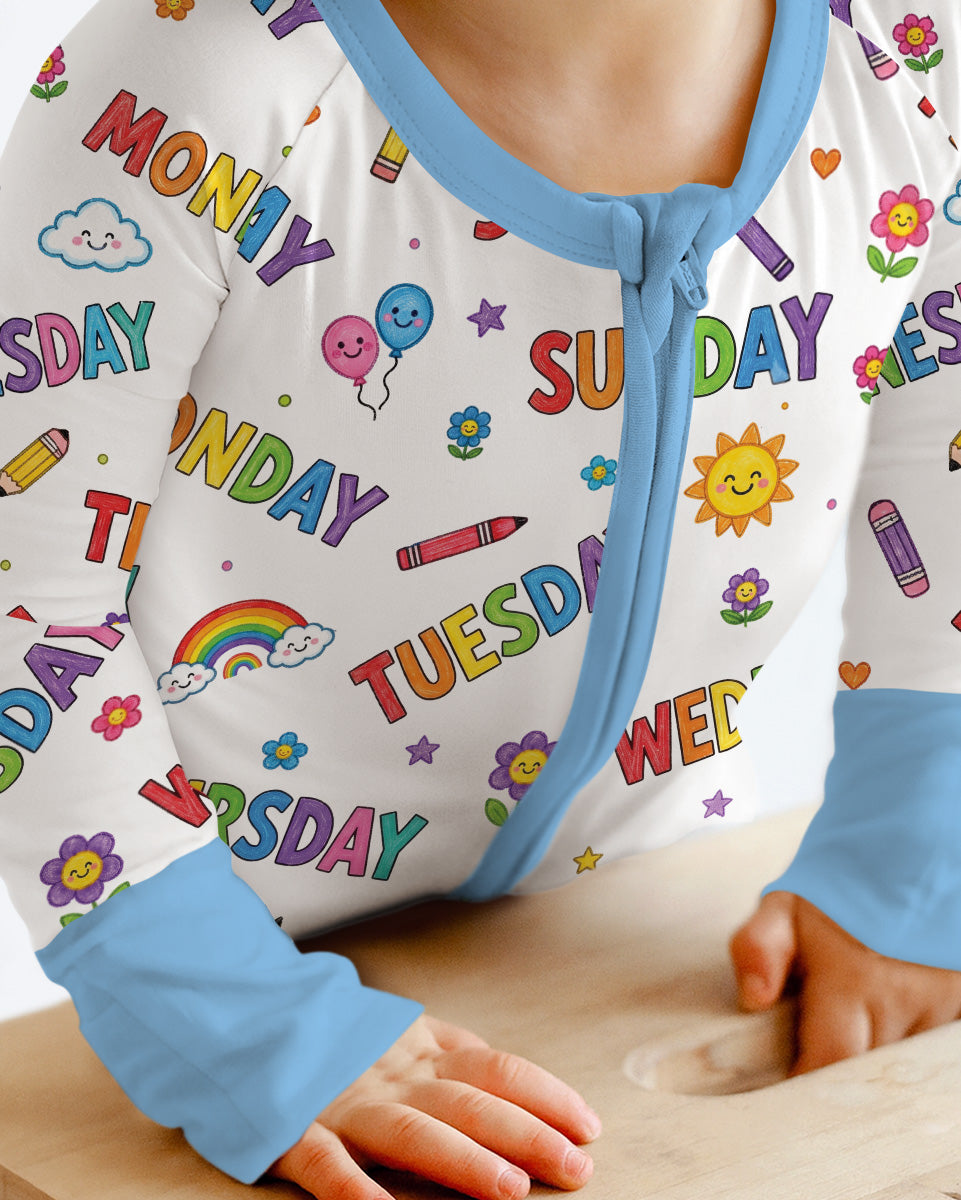Days of the Week Bamboo Convertible Zippy