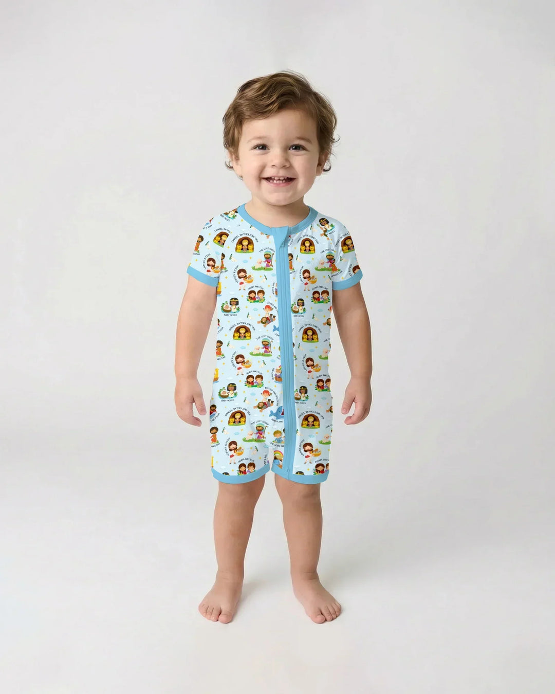 Bible Stories Bamboo Shorty Zippy