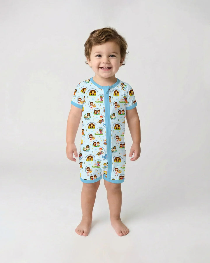 Bible Stories Bamboo Shorty Zippy
