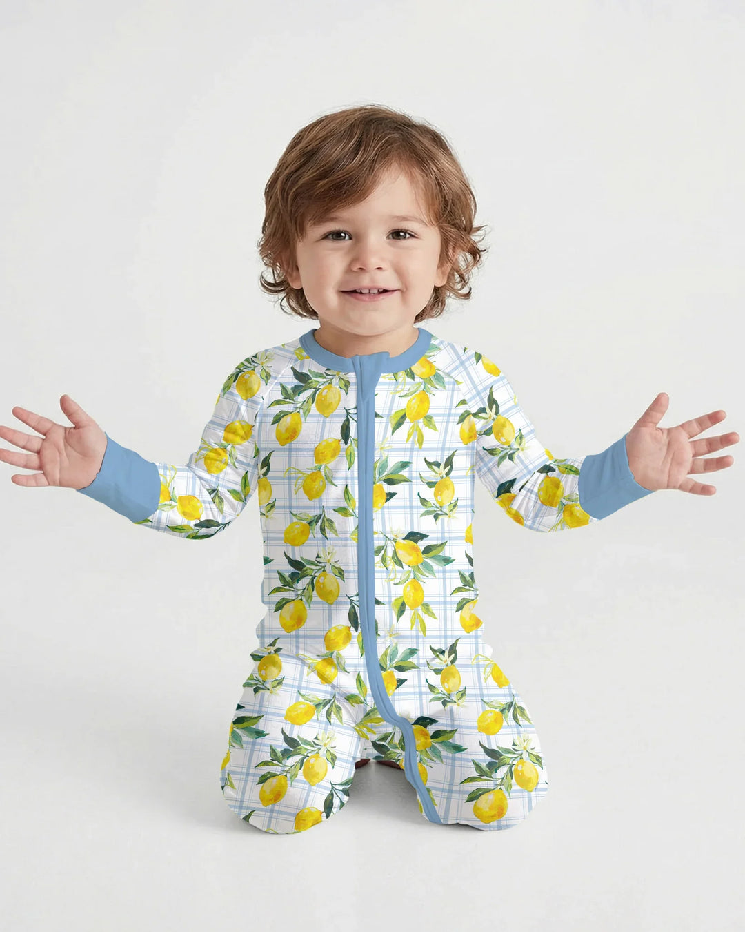 Mediterranean Lemons Family Matching Bamboo Convertible Zippy
