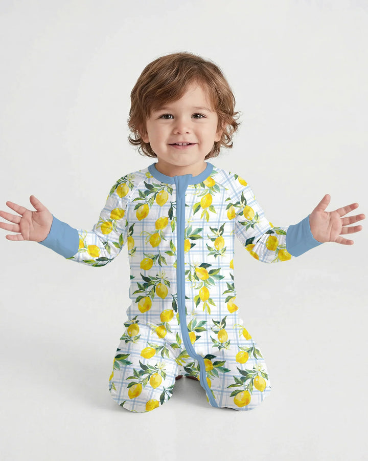 Mediterranean Lemons Family Matching Bamboo Convertible Zippy