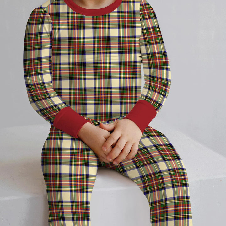 Cozy Evergreen Plaid Bamboo Two Piece Long Sleeve Pajama Set