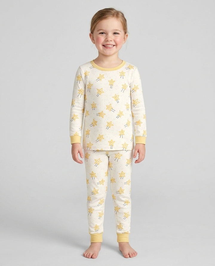 Template Bamboo Two Piece Long Sleeve Pyjamas Set