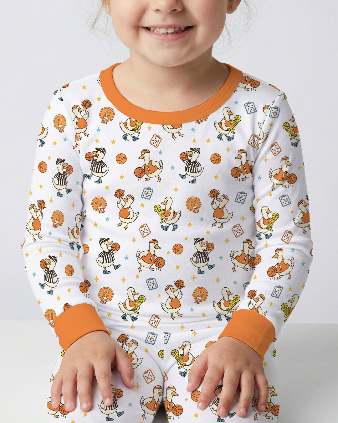Template Bamboo Two Piece Long Sleeve Pyjamas Set