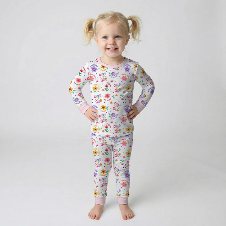 Child of God Bamboo Two Piece Long Sleeve Pajama Set