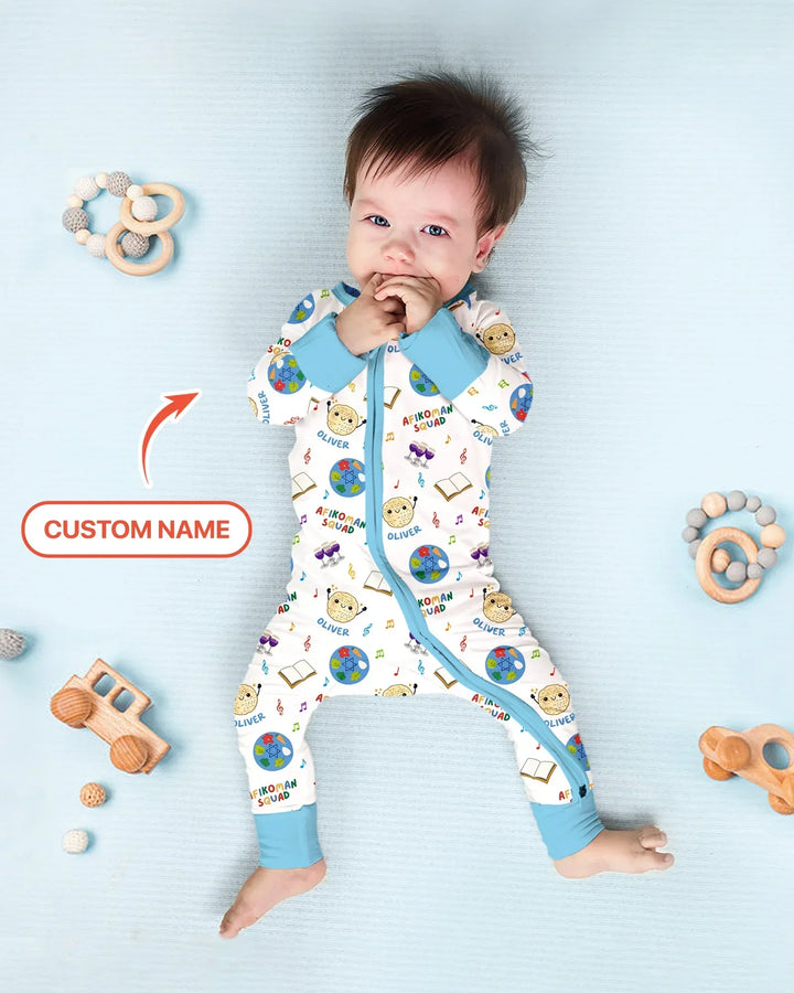Custom Name Passover Afikoman Squad Bamboo Convertible Zippy