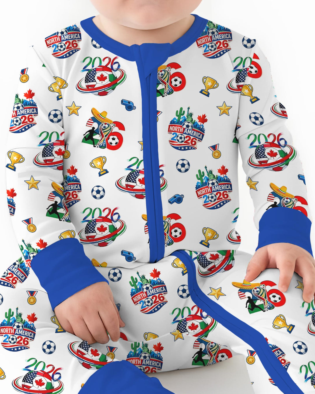 World Soccer North America 2026 Family Matching Bamboo Convertible Zippy