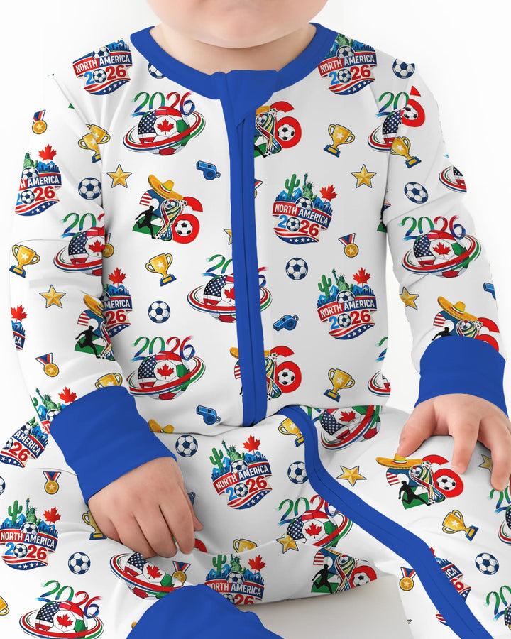 World Soccer North America 2026 Family Matching Bamboo Convertible Zippy