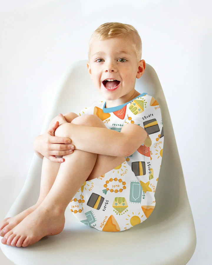 Islamic Shapes Bamboo Two Piece Short Sleeve Shorts Pajama Set
