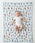 Holy Saints of Heaven Custom Name Bamboo Blanket