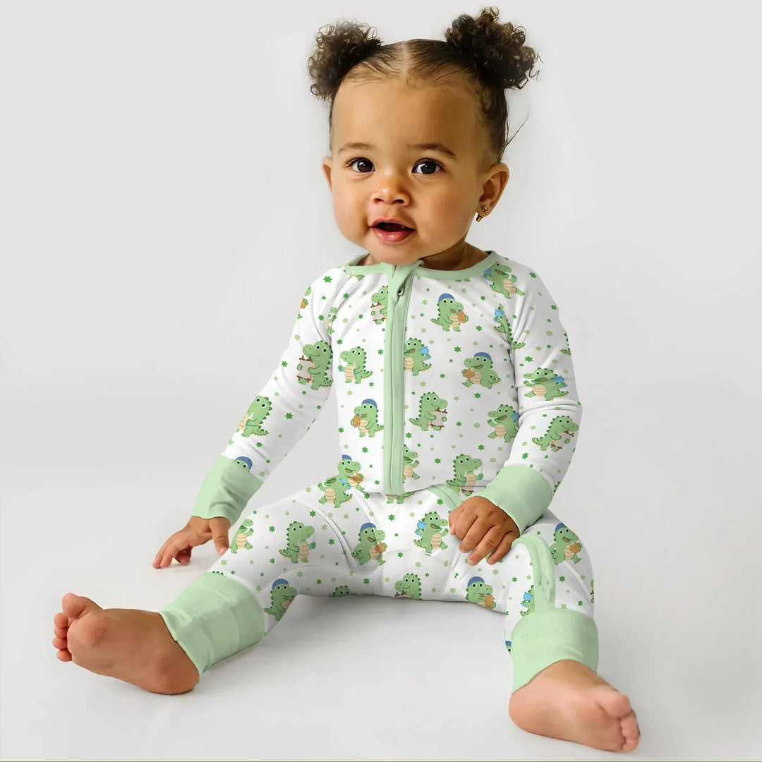 Shabbat Dinosaur Bamboo Convertible Zippy