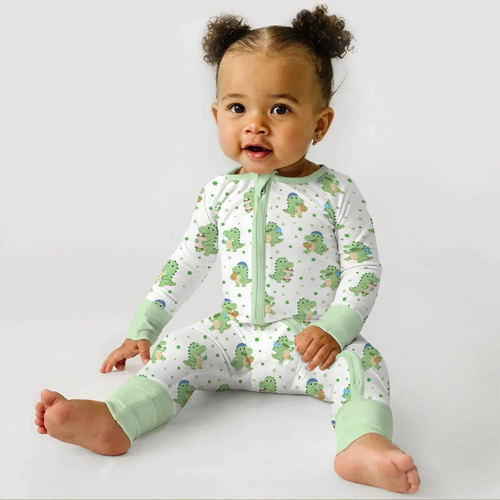 Shabbat Dinosaur Bamboo Convertible Zippy