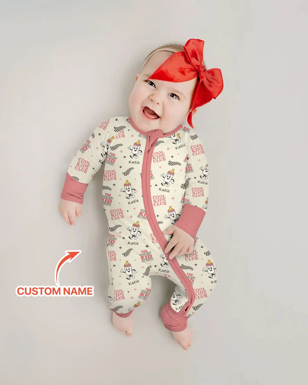 Custom Name Cool Club Daddy & Me Matching Bamboo Convertible Zippy