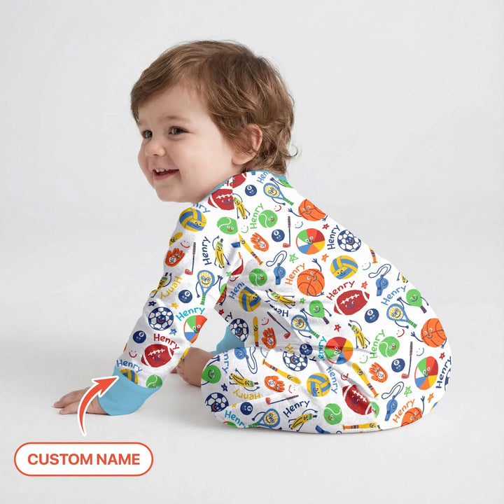 Play Ball Custom Name Bamboo Convertible Zippy