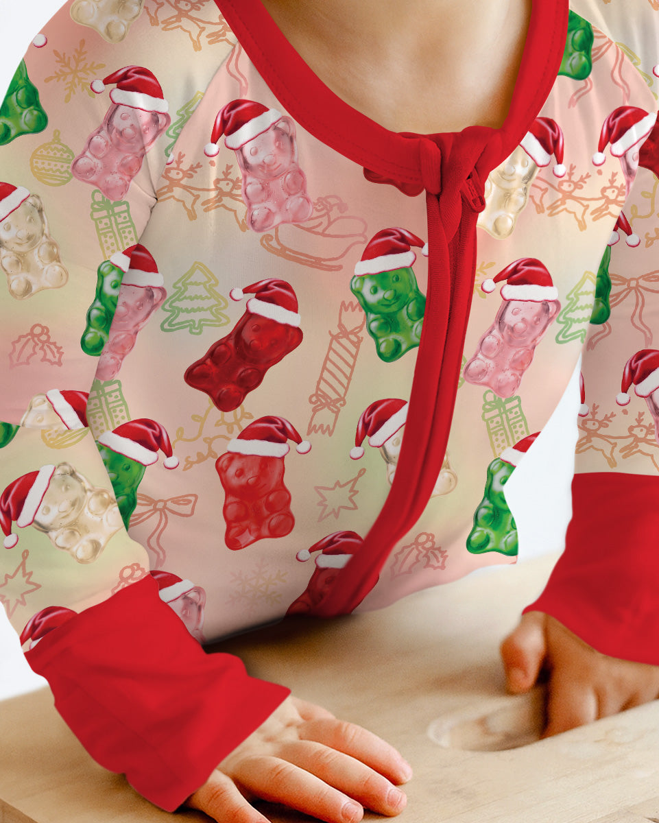 Gummy Bear Santa Christmas Bamboo Convertible Zippy