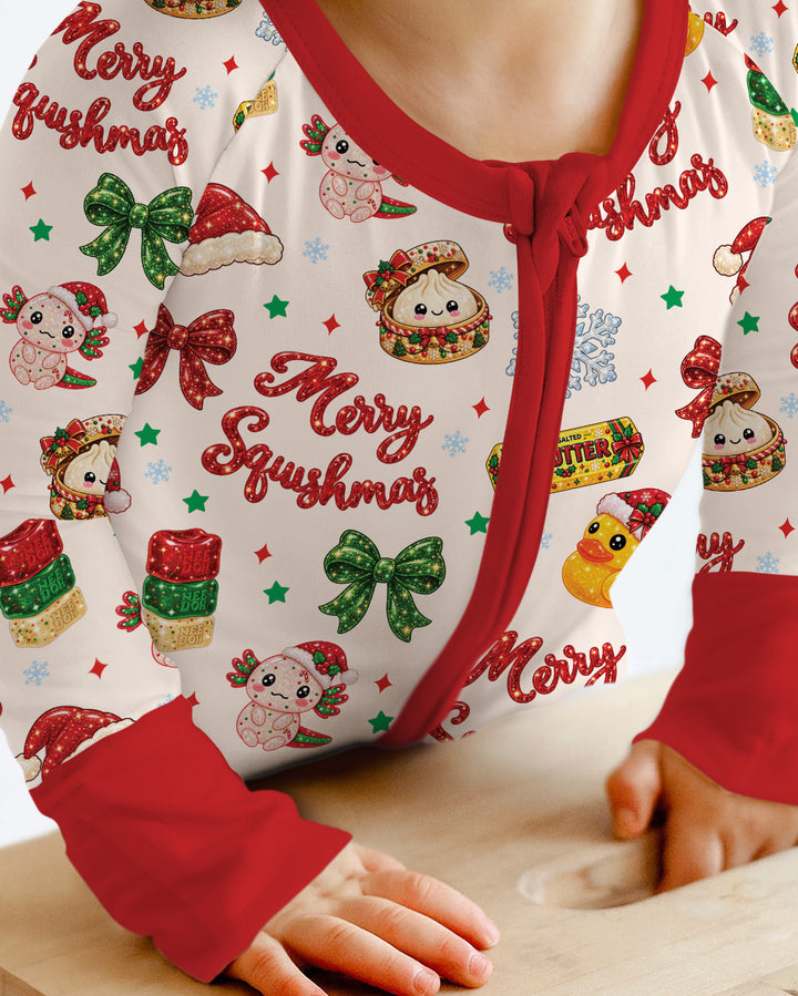 Merry Squishmas Bamboo Convertible Zippy
