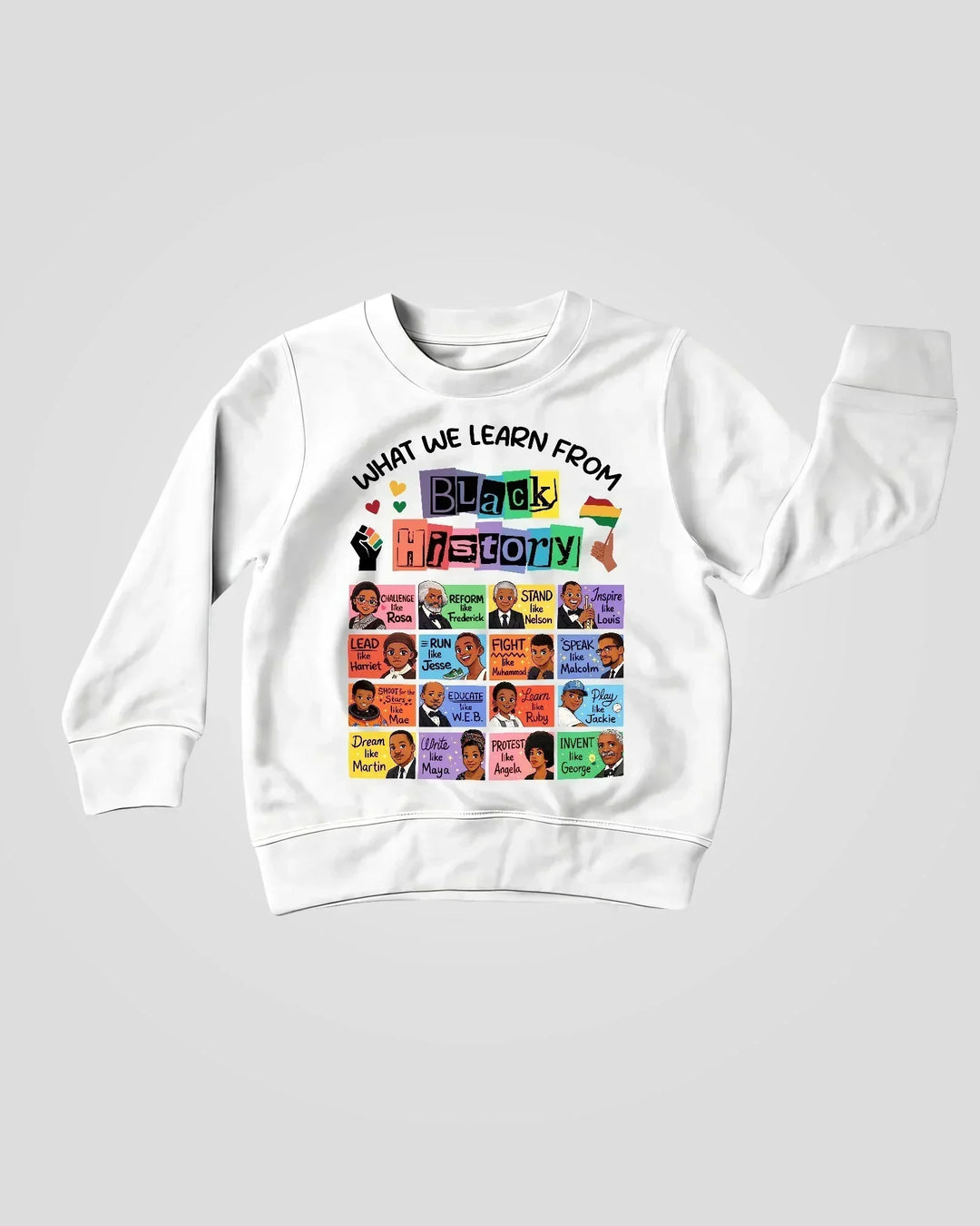 Black Month History Bamboo Crewneck Sweatshirt