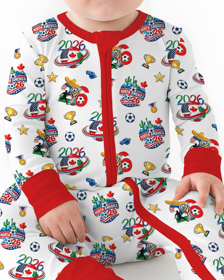 World Soccer North America 2026 Family Matching Bamboo Convertible Zippy