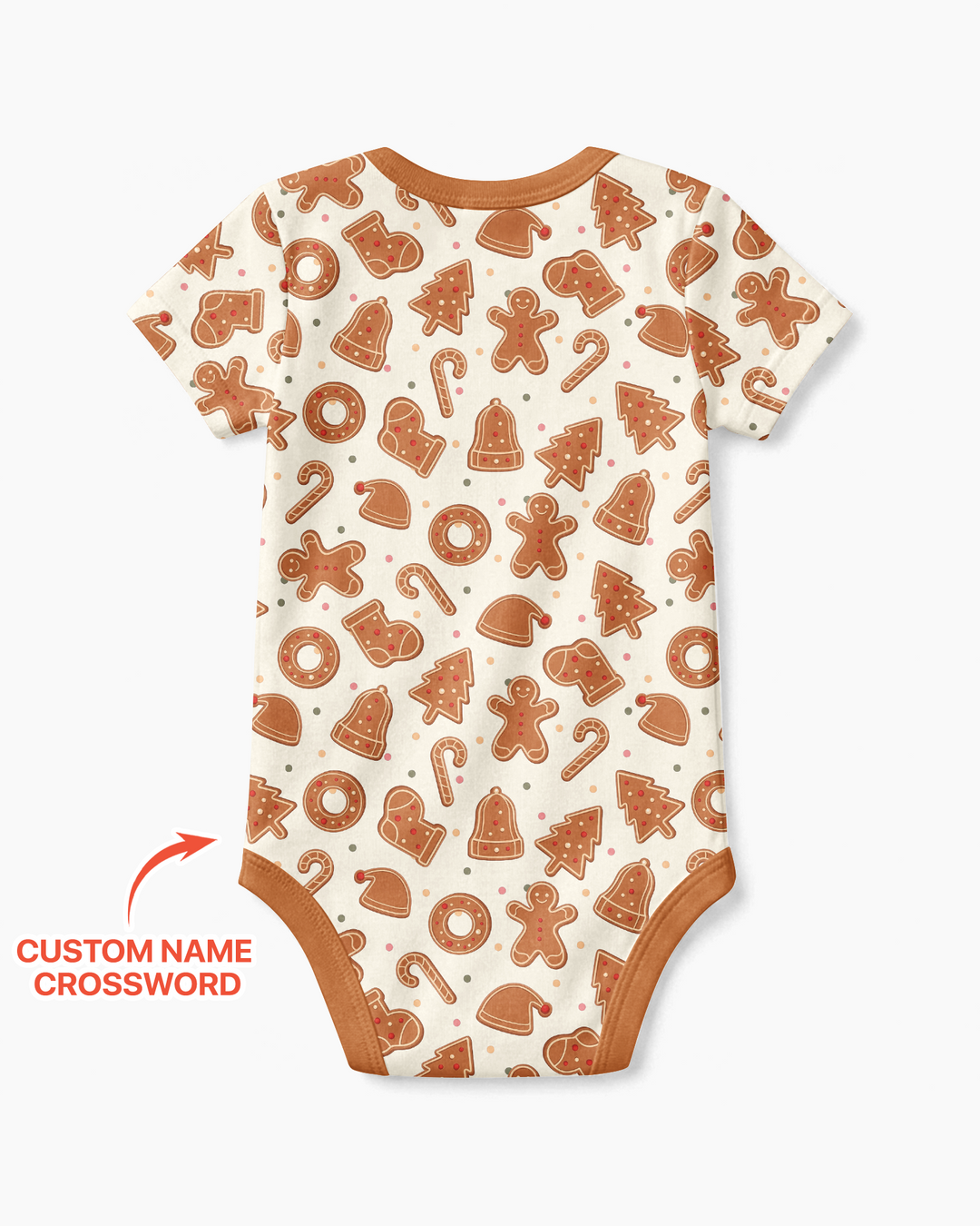 Custom Crossword Cookie Crew Bamboo Bodysuit