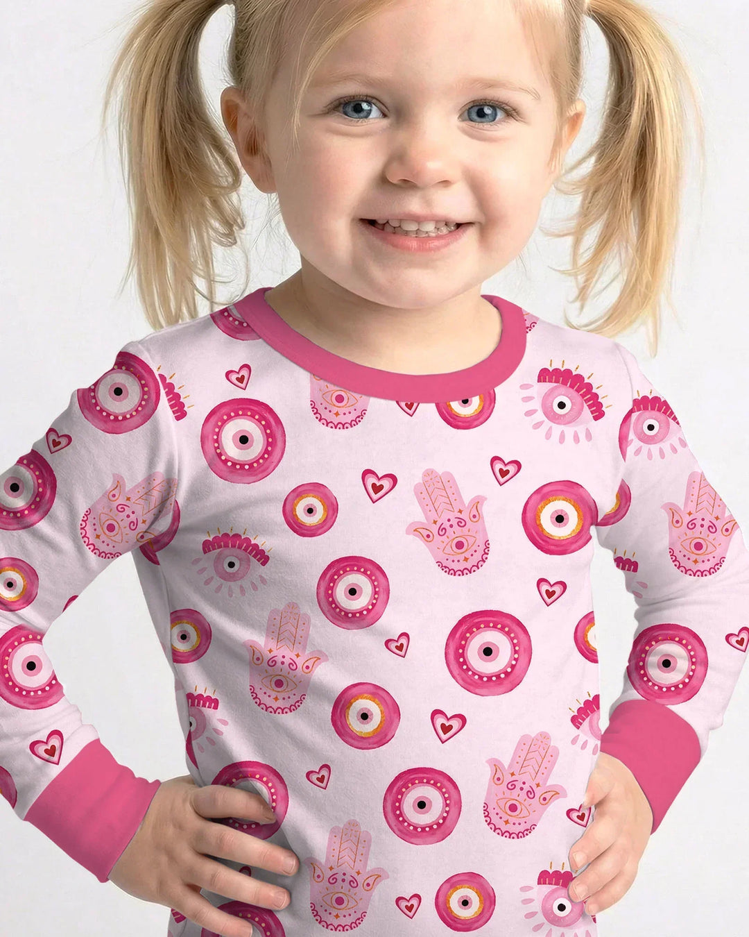 Mini Mystic Family Matching Bamboo Two Piece Long Sleeve Pajama Set