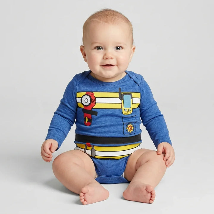Future Fireman Crew Bamboo Bodysuit