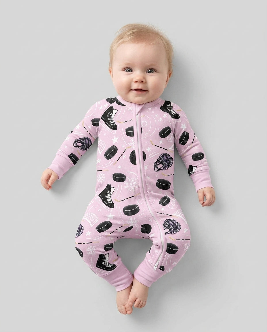 Little Hockey Fan Bamboo Convertible Zippy