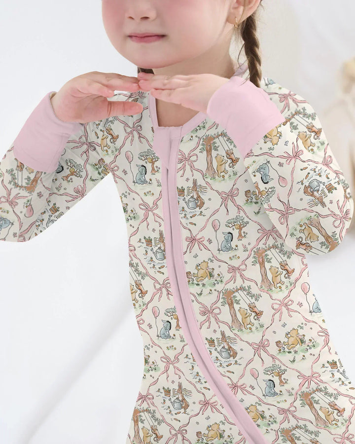 Spring Meadow Friends Bamboo Convertible Zippy