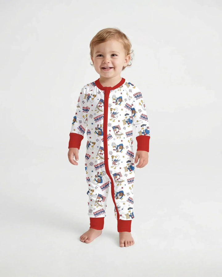 Patriotic Goose Celebrating 250 Years Bamboo Convertible Zippy