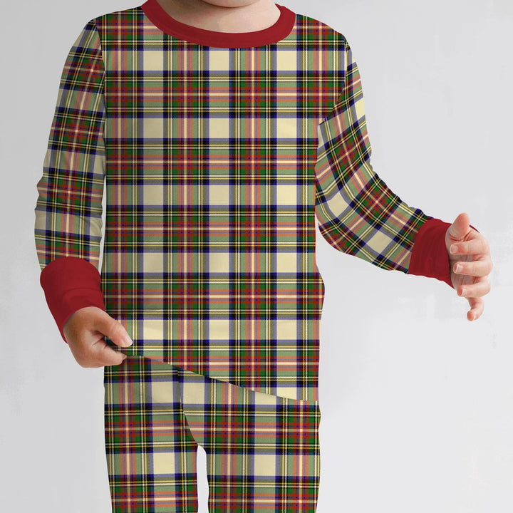 Cozy Evergreen Plaid Bamboo Two Piece Long Sleeve Pajama Set